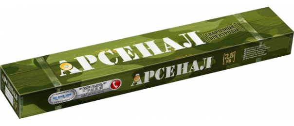 Электроды сварочные Арсенал МР-3, ф 3 мм (уп-2,5 кг) купить с доставкой в Михнево